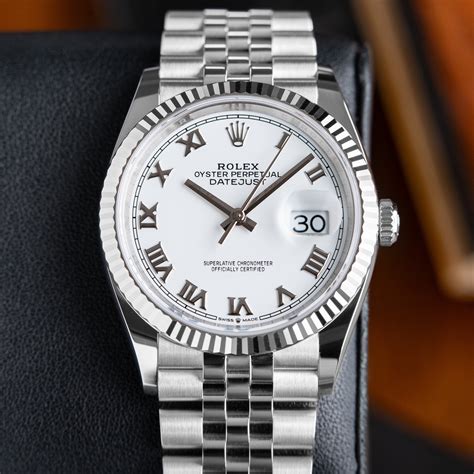 rolex datejust 36 replica|rolex datejust 36mm white dial.